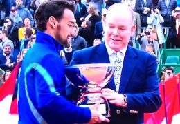 Immagine Tennis: Fabio Fognini vince il torneo di Montecarlo. I complimenti anche da Palazzo