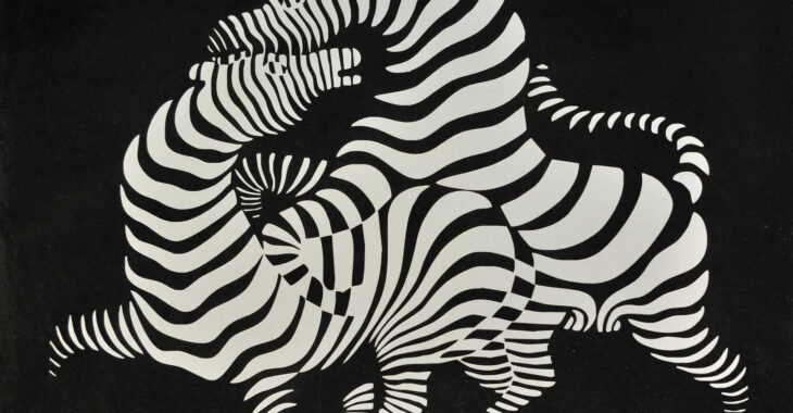 Immagine Vasarely l’arte digitale in mostra all’Espace Culturel Lympia