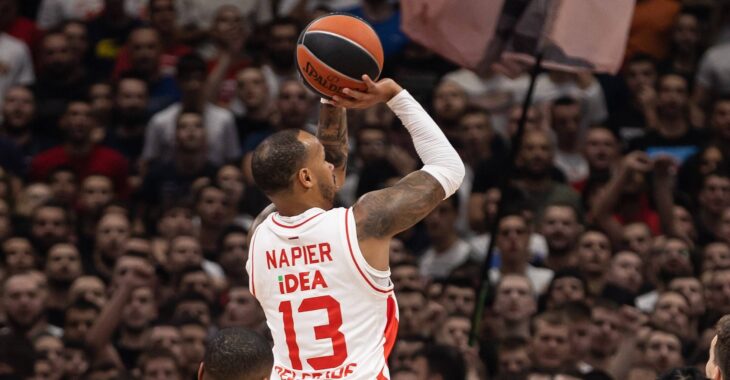 Immagine Basket AS Monaco bat Belgrade à l’extérieur 82-76.