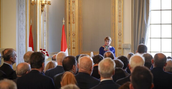 Immagine Isabelle BERRO-AMADEÏ présente ses vœux au Corps Diplomatique accrédité en  Principauté en résidence en France
