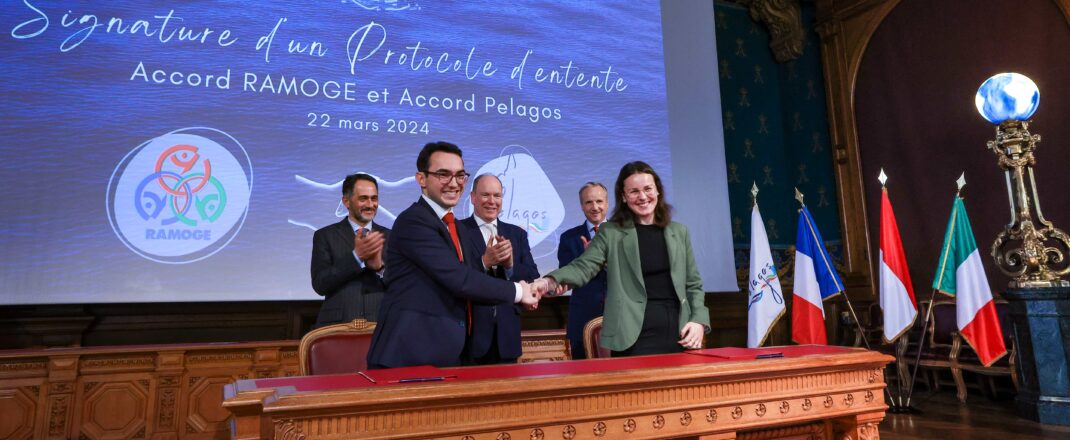 Immagine Firma di un Protocollo d’Intesa tra i Segretariati degli Accordi RAMOGE e Pelagos.