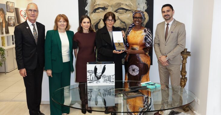 Immagine L’association Fight Aids Monaco reçoit Winnie Byanyima, Directrice de l’ONUSIDA