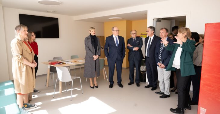 Immagine Official visits to the Franco-Monegasque day care center for child and adolescent psychiatry in Beausoleil