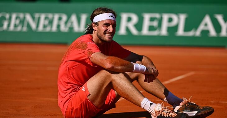 Immagine TSITSIPAS WINS THE ROLEX MONTE CARLO MASTER FOR THE 3RD TIME. SINNER STOPS AT THE SEMIFINALS.