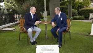 Immagine Inauguration of the “Banc Václav Havel” in Monaco