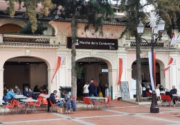 Immagine Maxi Schermo al Marché de la Condamine di Monaco per le Olimpiadi 2024