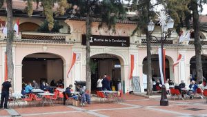 Immagine Giant Screen at Marché de la Condamine in Monaco for the 2024 Olympics