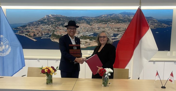 Immagine Etablissement des relations diplomatiques entre la Principauté de Monaco   et l’Etat Plurinational de Bolivie