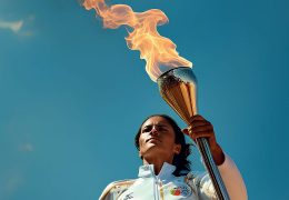 Immagine Antibes: l’arrivo della Fiamma Paralimpica