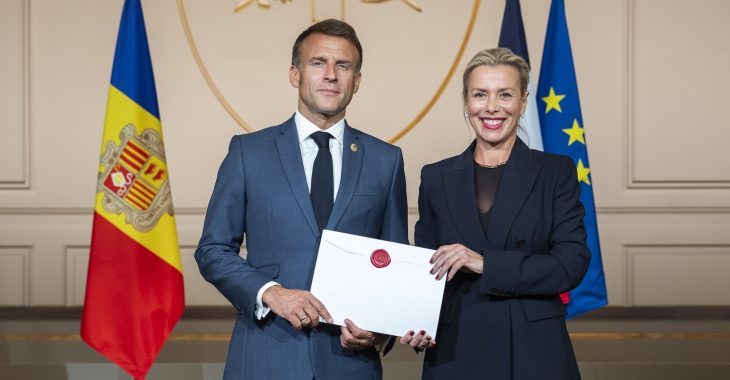 Immagine The Ambassador of the Principality of Monaco to the Principality of Andorra presented his Letters of Credence to Emmanuel MACRON