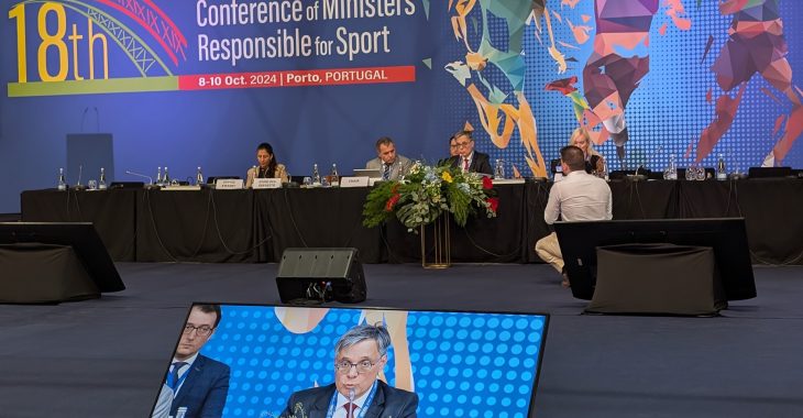 Immagine Council of Europe – Monaco participates in the 18th Conference of Ministers responsible for Sport