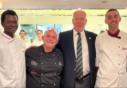 Immagine Chef Cogliandro cooks for SAS Prince Albert II at the Société Nautique in Monte Carlo.