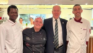 Immagine Chef Cogliandro cooks for SAS Prince Albert II at the Société Nautique in Monte Carlo.