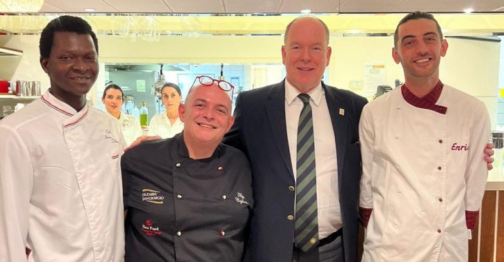 Immagine Chef Cogliandro cooks for SAS Prince Albert II at the Société Nautique in Monte Carlo.