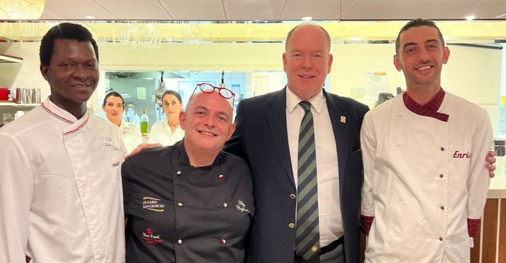 Immagine Le chef Cogliandro cuisine pour SAS le Prince Albert II à la Société Nautique de Monte-Carlo