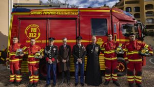 Immagine Corpo dei Vigili del Fuoco di Monaco – Cerimonia di consegna del casco a quattro nuove reclute