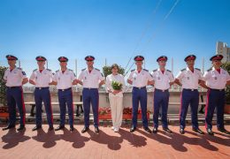 Immagine Cerimonia di presentazione al Vessillo, benedizione e consegna degli stemmi agli allievi Carabinieri della promozione “Némorin Lignon”.