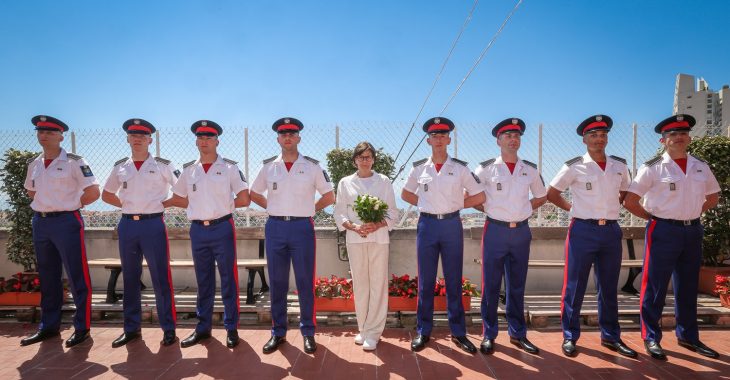 Immagine Cerimonia di presentazione al Vessillo, benedizione e consegna degli stemmi agli allievi Carabinieri della promozione “Némorin Lignon”.