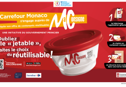 Immagine Carrefour Fontvieille s’engage pour le réutilisable : un pas concret vers le “zéro plastique”