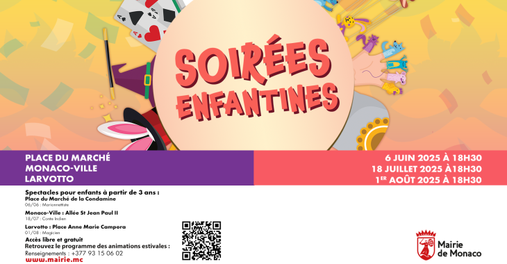 Immagine Monaco Comes Alive with Magic: Soirées Enfantines 2025 Return This Summer