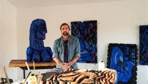 Immagine Ryan Schneider à la Citadelle: quand l’art primitif dialogue avec la technologie