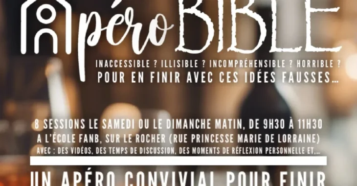 Immagine Apéro’ Bible: Back for a Second Edition in Monaco with Faith, Fellowship and Discovery