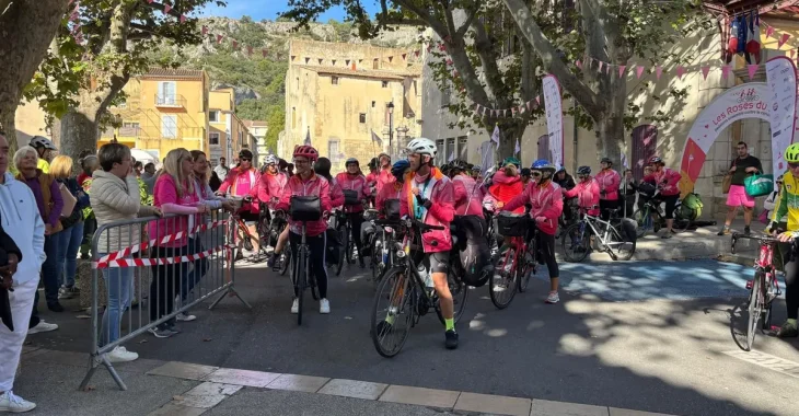 Immagine Les Roses du Sud: Pedalando per la vita, insieme contro il cancro al seno
