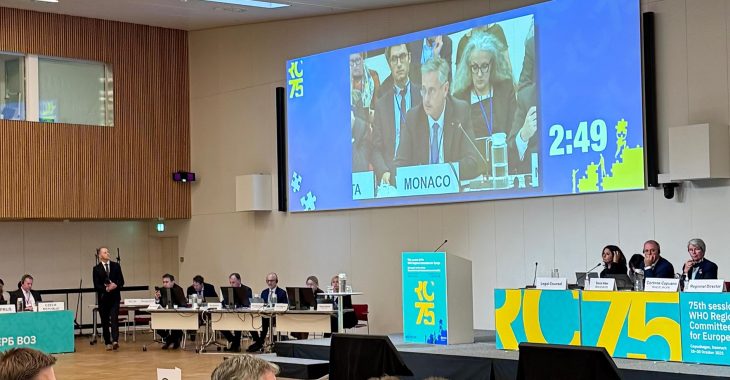 Immagine Monaco réaffirme son engagement pour la santé mondiale Immagine Monaco réaffirme son engagement pour la santé mondiale