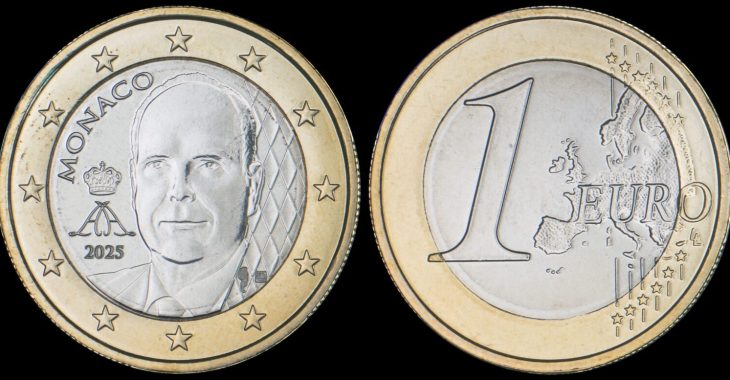 Immagine Monaco Celebrates 20 Years of Prince Albert II’s Reign with a New Effigy on the €1 and €2 Coins Immagine Monaco Celebrates 20 Years of Prince Albert II’s Reign with a New Effigy on the €1 and €2 Coins