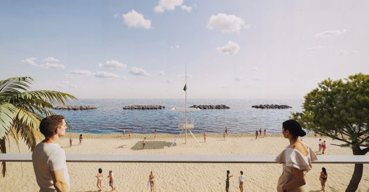 Immagine Larvotto: fase finale dei lavori di protezione e valorizzazione della spiaggia