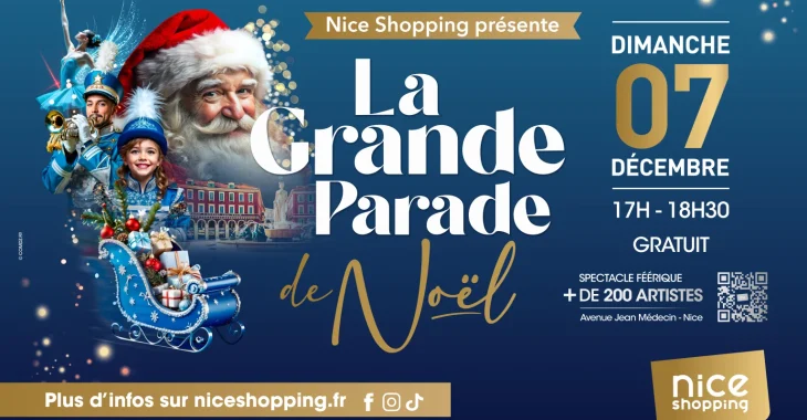 Immagine Nice Shines Bright for the 5th Grande Parade de Noël: Over 200 Artists and Three Signature Floats for a Magical Event