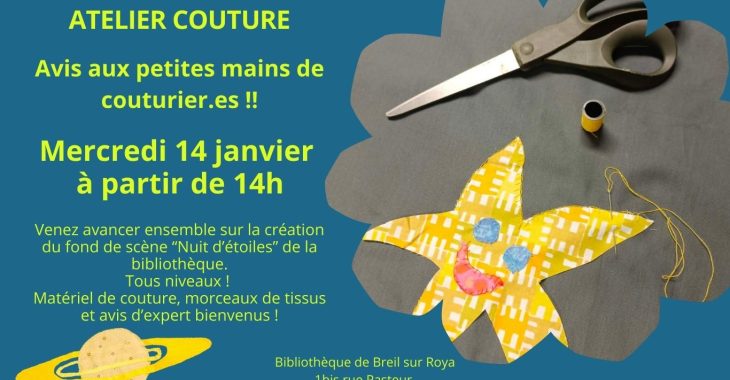 Immagine Breil-sur-Roya coud les rêves : créativité et imagination à la bibliothèque