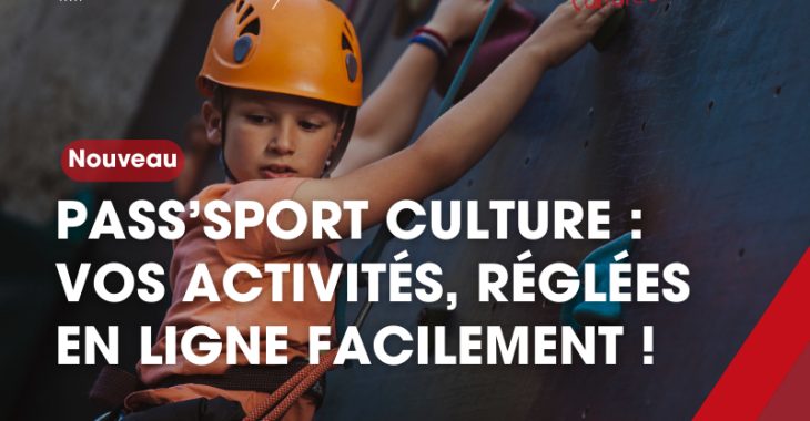Immagine Pass’Sport Culture: online payment now available for sports and cultural activities