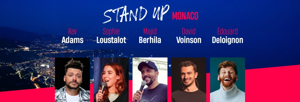 Immagine Stand Up Monaco al Grimaldi Forum: risate assicurate con Kev Adams e grandi comici