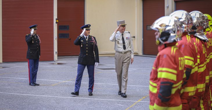 Immagine Visita ufficiale a Monaco: rafforzata la cooperazione tra i sapeurs-pompiers e la sicurezza civile francese