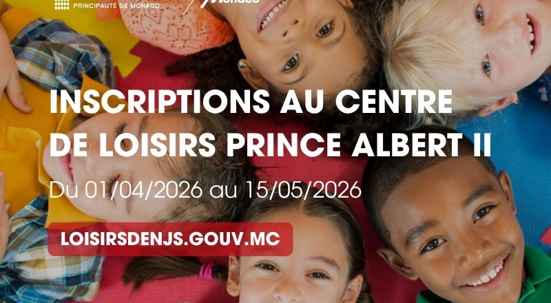 Immagine Iscrizioni 2026-2027 al Centro di Loisirs Prince Albert II di Monaco: date, modalità e informazioni utili