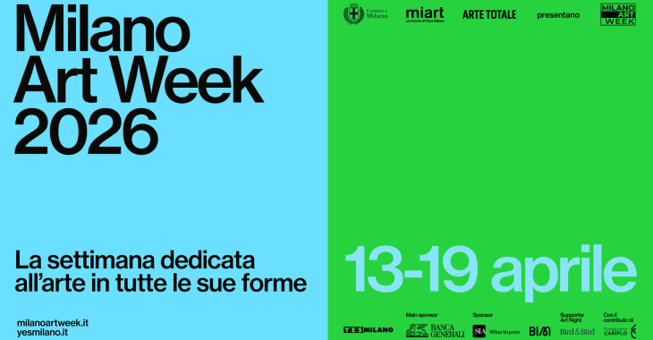Immagine Milano Art Week 2026: Over 490 Contemporary Art Events Across the City Until April 19 Immagine Milano Art Week 2026: Over 490 Contemporary Art Events Across the City Until April 19
