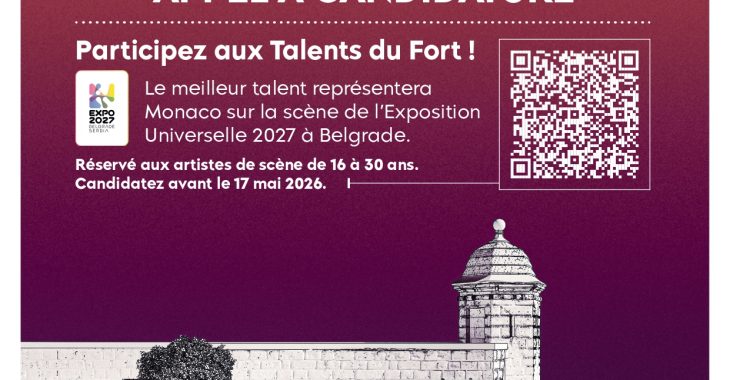 Immagine Scène Ouverte 2026 al Fort Antoine: opportunità unica per giovani talenti a Monaco