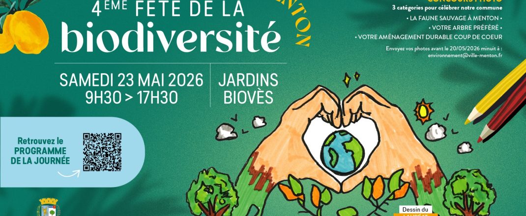 Immagine Menton celebra la 4ª Fête de la Biodiversité 2026: programma, eventi e attività per la sostenibilità ambientale