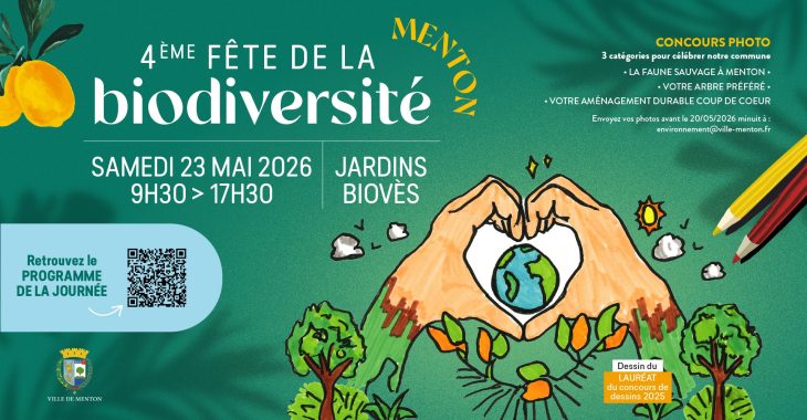 Immagine Menton celebra la 4ª Fête de la Biodiversité 2026: programma, eventi e attività per la sostenibilità ambientale