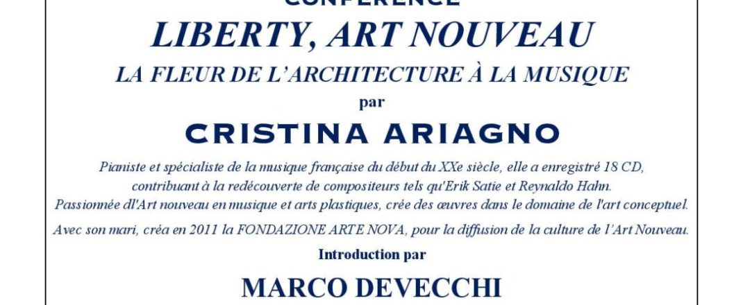 Immagine Monaco celebra l’arte Liberty: conferenza tra musica, architettura e natura con Cristina Ariagno