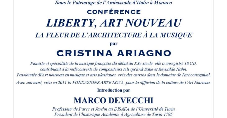 Immagine Monaco celebra l’arte Liberty: conferenza tra musica, architettura e natura con Cristina Ariagno