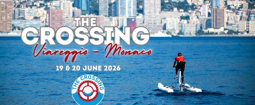 Immagine The Crossing Viareggio–Monaco 2026: la traversata benefica di 225 km in water bike nel Mediterraneo