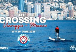Immagine The Crossing Viareggio–Monaco 2026: la traversata benefica di 225 km in water bike nel Mediterraneo