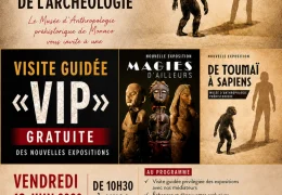 Immagine Monaco, Journées Européennes de l’Archéologie 2026: visite guidate, laboratori e incontri al Musée d’Anthropologie Préhistorique