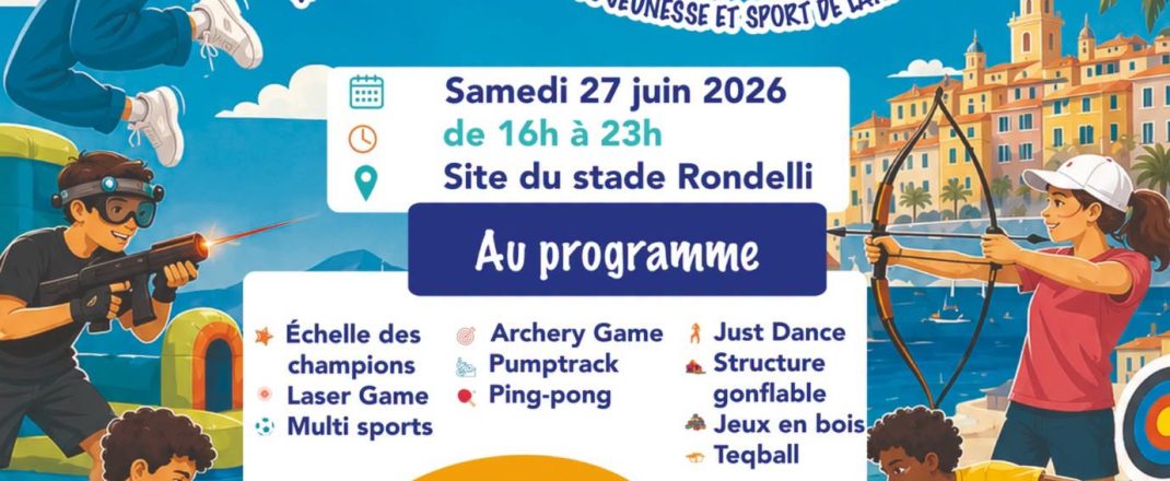 Immagine Mentone celebra l’inizio dell’estate con la Fête de la Jeunesse et des Sports: sport, giochi e musica gratuita al Rondelli