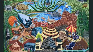 Immagine Hervé Di Rosa à Cannes: “Mirages du monde” à La Malmaison explore 40 ans de création entre voyages et Figuration Libre