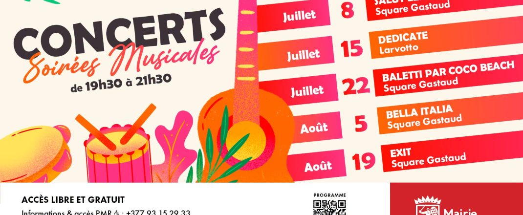 Immagine Estate a Monaco: i Baletti Coco Beach in concerto al Square Gastaud per le Soirées Musicales Estivales