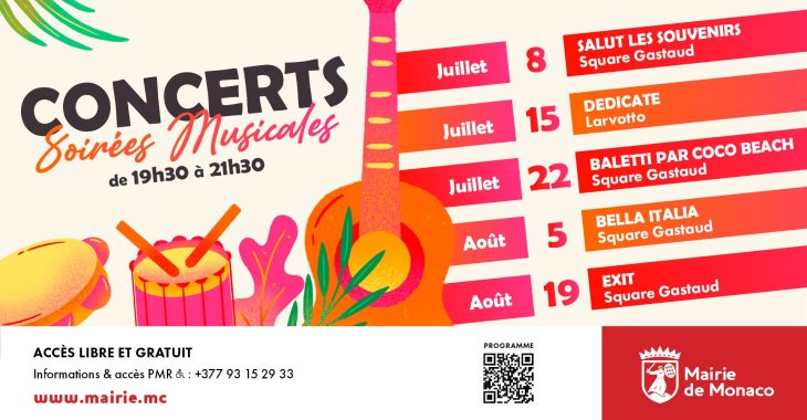 Immagine Estate a Monaco: i Baletti Coco Beach in concerto al Square Gastaud per le Soirées Musicales Estivales Immagine Estate a Monaco: i Baletti Coco Beach in concerto al Square Gastaud per le Soirées Musicales Estivales