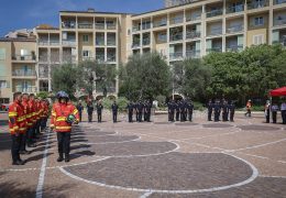 Immagine Monaco: cérémonie de remise du casque aux neuf nouvelles recrues du Corps des Sapeurs-Pompiers